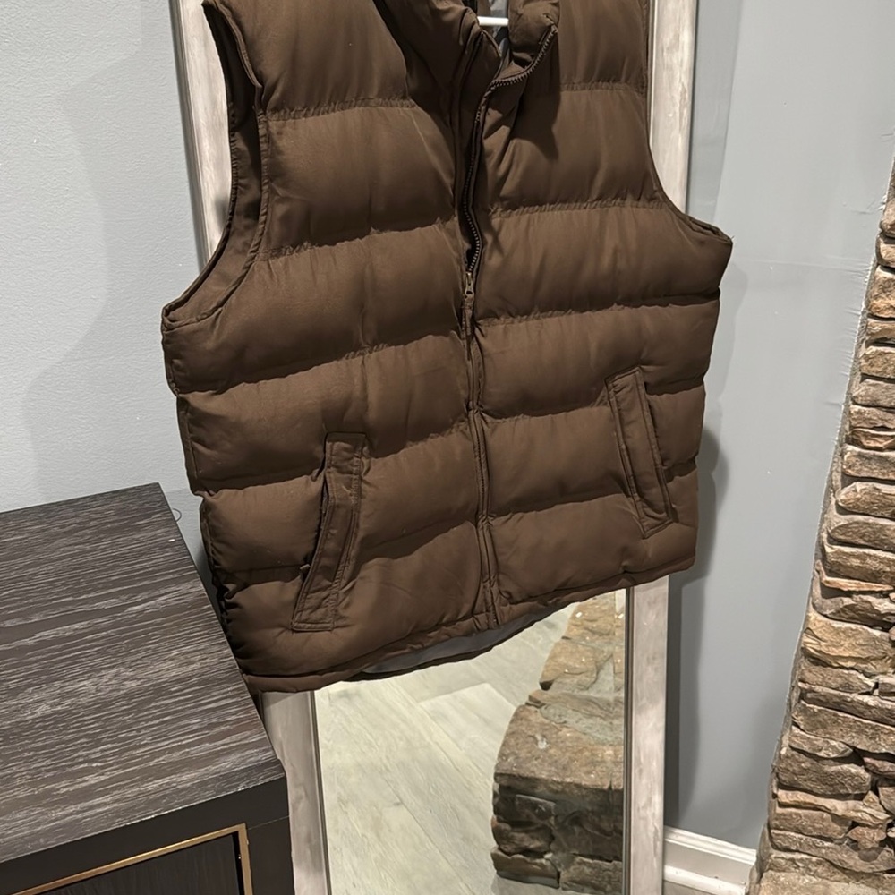 Weatherproof Tan Puffer Vest XL - Worn Twice